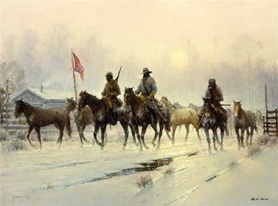 Horses For The Confederacy- Signed By The Artist								 – Paper Lithograph
								 – Limited Edition
								 – 1950 S/N
								 – 
								19 1/2 x 26