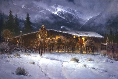 Leaving The High Country- Signed By The Artist								 – Canvas Lithograph
								 – Limited Edition
								 – 950 S/N
								 – 
								24 x 36