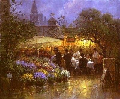Market Cafe- Signed By The Artist								 – Canvas Lithograph
								 – Limited Edition
								 – 950 S/N
								 – 
								20 x 24