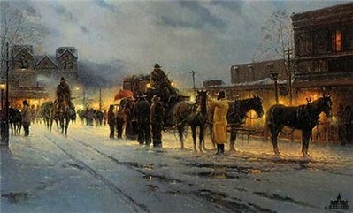 Sante Fe – End Of The Trail- Signed By The Artist								 – Paper Lithograph
								 – Limited Edition
								 – 1250 S/N
								 – 
								19 1/2 x 32 1/2