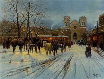 Santa Fe Plaza- Signed By The Artist								 – Paper Lithograph
								 – Limited Edition
								 – 1250 S/N
								 – 
								18 x 24