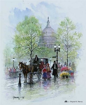 Springtime In Washington- Signed By The Artist								 – Paper Serigraph
								 – Limited Edition
								 – 550 S/N
								 – 
								12 x 9