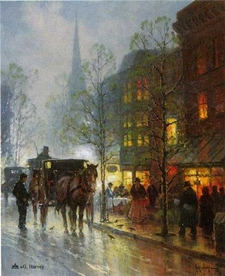 Teatime On Newbury Street- Signed By The Artist								 – Paper Lithograph
								 – Limited Edition
								 – 1950 S/N
								 – 
								24 x 20