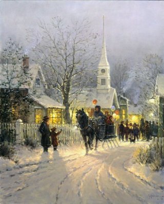 The Village Carolers- Signed By The Artist								 – Paper Lithograph
								 – Limited Edition
								 – 4777 S/N
								 – 
								22 1/2 x 18