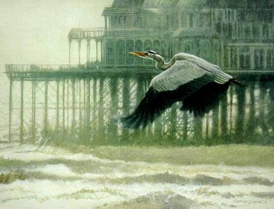 Misty Morning – Heron- Signed By The Artist								 – Paper Lithograph
								 – Limited Edition
								 – 950 S/N
								 – 
								17 1/8 x 22 3/8