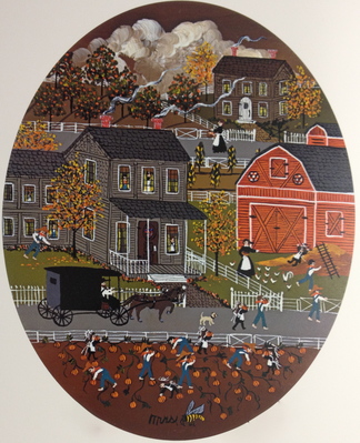 Pumpkin Time- Signed By The Artist								 – Paper Lithograph
								 – Limited Edition
								 – 950 S/N
								 – 
								9 3/4 x 7 7/8
