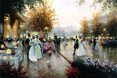 A Dinner Date- Signed By The Artist								 – Canvas Lithograph
								 – Limited Edition
								 – 395 S/N
								 – 
								24 x 38