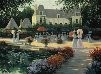 Luncheon In The Country – 1900- Signed By The Artist								 – Paper Lithograph
								 – Limited Edition
								 – 750 S/N
								 – 
								22 x 28