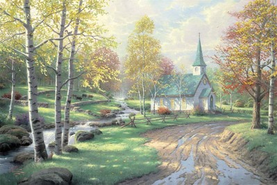 Aspen Chapel (24 X 36 Canvas)- Signed By The Artist								 – Canvas Lithograph
								 – Limited Edition
								 – 2950 S/N
								 – 
								24 x 36