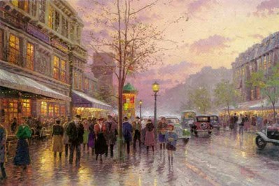 Boulevard Of Lights, Paris (24 X 36 Paper)- Signed By The Artist								 – Paper Lithograph
								 – Limited Edition
								 – 2850 S/N
								 – 
								24 x 36