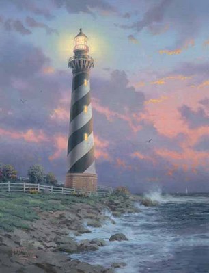 Cape Hatteras Light – Framed (16 X 12 Canvas)- Signed By The Artist								 – Canvas Lithograph
								 – Limited Edition
								 – 2450 S/N
								 – 
								16 x 12