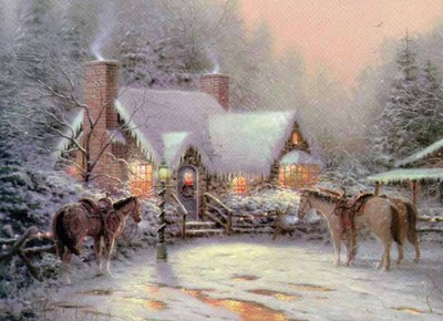 A Christmas Welcome – Framed (12 X 16 Canvas)- Signed By The Artist								 – Canvas Lithograph
								 – Limited Edition
								 – 2950 S/N
								 – 
								12 x 16
