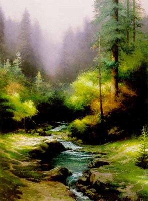 Creekside Trail – Framed (24 X 18 Canvas)- Signed By The Artist								 – Canvas Lithograph
								 – Limited Edition
								 – 1984 S/N
								 – 
								24 x 18