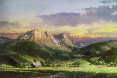 Dusk In The Valley (18 X 27 Paper)- Signed By The Artist								 – Paper Lithograph
								 – Limited Edition
								 – 1984 S/N
								 – 
								18 x 27								
								 –