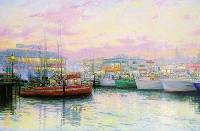 Fisherman’s Wharf, San Francisco (24 X 36 Paper)- Signed By The Artist								 – Paper Lithograph
								 – Limited Edition
								 – 2650 S/N
								 – 
								24 x 36								
								 –