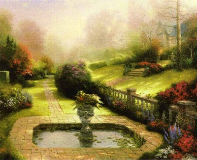 Gardens Beyond Autumn Gate (25 1/2 X 34 Canvas)- Signed By The Artist								 – Canvas Lithograph
								 – Limited Edition
								 – 5190 S/N
								 – 
								25 1/2 x 34