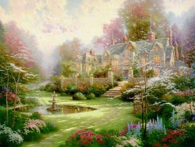 Gardens Beyond Spring Gate (25 1/2 X 34 Canvas)- Signed By The Artist								 – Canvas Lithograph
								 – Limited Edition
								 – 5950 S/N
								 – 
								25 1/2 x 34
