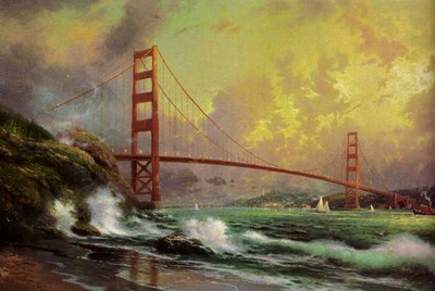 Golden Gate Bridge, San Francisco (24 X 36 Canvas)- Signed By The Artist								 – Canvas Lithograph
								 – Limited Edition
								 – 3950 S/N
								 – 
								24 x 36