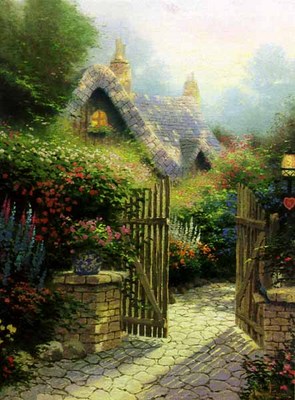 Hidden Cottage II (20 X 16 Canvas)- Signed By The Artist								 – Canvas Lithograph
								 – Limited Edition
								 – 1480 S/N
								 – 
								20 x 16