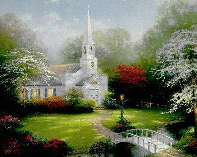 Hometown Chapel (24 X 30 Canvas)- Signed By The Artist								 – Canvas Lithograph
								 – Limited Edition
								 – 4950 S/N
								 – 
								24 x 30