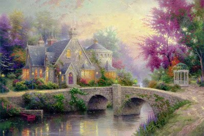 Lamplight Manor (24 X 36 Canvas)- Signed By The Artist								 – Canvas Lithograph
								 – Limited Edition
								 – 4950 S/N
								 – 
								24 x 36