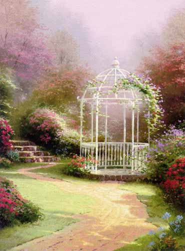 Lilac Gazebo (16 X 12 Canvas)- Signed By The Artist								 – Canvas Lithograph
								 – Limited Edition
								 – 2950 S/N
								 – 
								16 x 12								
								 –