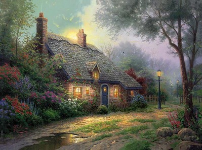 Moonlight Cottage (16 X 20 Canvas)- Signed By The Artist								 – Canvas Lithograph
								 – Limited Edition
								 – 2950 S/N
								 – 
								16 x 20