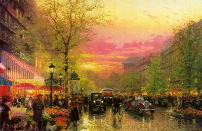 Paris, City Of Lights – Framed (18 X 27 Canvas)- Signed By The Artist								 – Canvas Lithograph
								 – Limited Edition
								 – 1980 S/N
								 – 
								18 x 27
