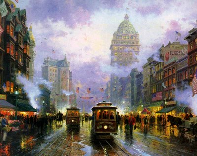 San Francisco, Market Street (18 X 24 Paper)- Signed By The Artist								 – Paper Lithograph
								 – Limited Edition
								 – 7500 S/N
								 – 
								18 x 24