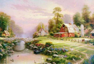 Sunset At Riverbend Farm – Framed (18 X 27 Canvas)- Signed By The Artist								 – Canvas Lithograph
								 – Limited Edition
								 – 4950 S/N
								 – 
								18 x 27