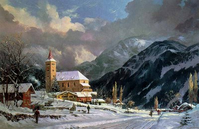 Winter Chapel (12 X 18 Paper)- Signed By The Artist								 – Paper Lithograph
								 – Limited Edition
								 – 2850 S/N
								 – 
								12 x 18								
								 –