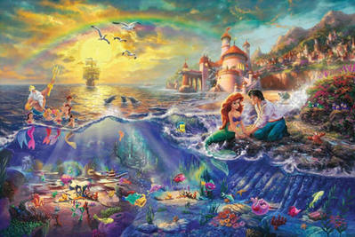 The Little Mermaid (12 X 18 Canvas)- Signed By The Artist								 – Canvas Giclee
								 – Limited Edition
								 – A/P
								 – 
								12 x 18								
								 –