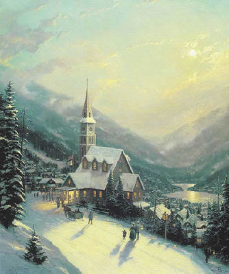 Moonlit Village – Framed (24 X 20 Canvas)- Signed By The Artist								 – Canvas Lithograph
								 – Limited Edition
								 – A/P
								 – 
								24 x 20								
								 –