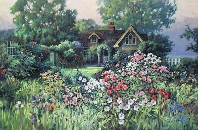 Cottage Garden- Signed By The Artist								 – Paper Lithograph
								 – Limited Edition
								 – 1250 S/N
								 – 
								20 x 28