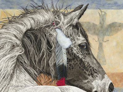 Crow Tipi- Signed By The Artist								 – Canvas Giclee
								 – Limited Edition
								 – 300 S/N
								 – 
								12 x 16