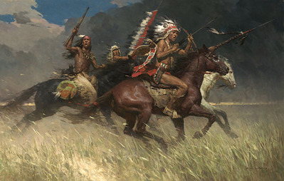 Circling The Enemy- Signed By The Artist								 – Canvas Giclee
								 – Limited Edition
								 – A/P
								 – 
								33 x 52
