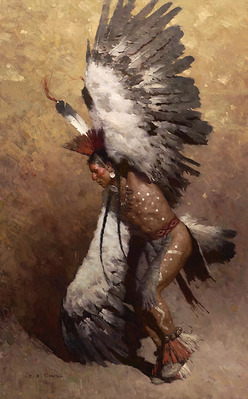 Eagle Dancer Potawatomi- Signed By The Artist								 – Canvas Giclee
								 – Limited Edition
								 – 35 S/N
								 – 
								31 x 19