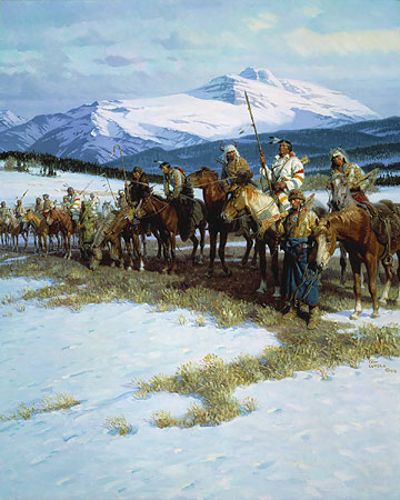 The Blackfeet Wall- Signed By The Artist								 – Paper Lithograph
								 – Limited Edition
								 – 450 S/N
								 – 
								31 x 24 3/4