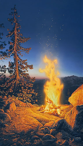 Sunset Fire- Signed By Andrea Lyman								 – Paper Lithograph
								 – Limited Edition
								 – 7263 S/N
								 – 
								28 x 16
