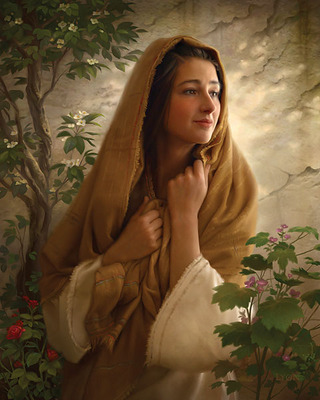 Mary Kept All These Things And Pondered Them In Her Heart- Signed By The Artist								 – Canvas Giclee
								 – Limited Edition
								 – 550 S/N
								 – 
								30 x 24