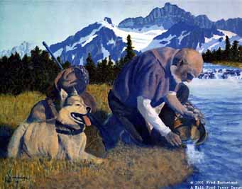 Search For Gold- Signed By The Artist								 – Paper Lithograph
								 – Limited Edition
								 – 950 S/N
								 – 
								18 3/4 x 24