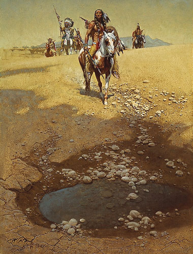 Comanche War Trail- Signed By The Artist								 – Paper Lithograph
								 – Limited Edition
								 – A/P
								 – 
								18 3/4 x 14