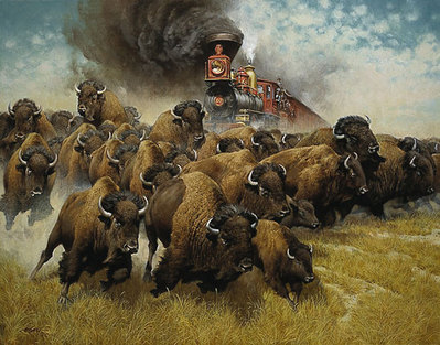 The Coming Of The Iron Horse- Signed By The Artist								 – Paper Lithograph
								 – Limited Edition
								 – 1500 S/N
								 – 
								21 1/2 x 27 1/4