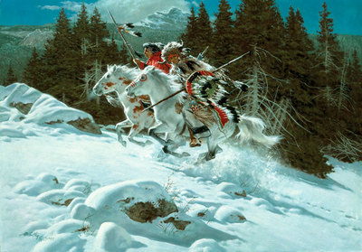 In The Land Of The Winter Hawk- Canvas Giclee
								 – Limited Edition
								 – 100 Limited
								 – 
								22 x 32
