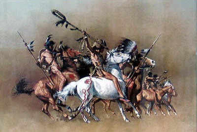 Sioux Warriors- Signed By The Artist								 – Paper Lithograph
								 – Limited Edition
								 – A/P
								 – 
								12 1/2 x 17