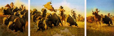 Splitting The Herd (3-Piece Set)- Signed By The Artist								 – Paper Lithograph
								 – Limited Edition
								 – A/P
								 – 
								13 7/8 x 18 1/4