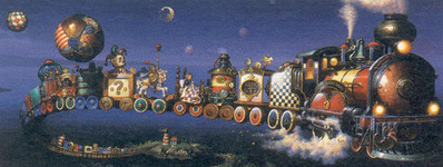The Goodnight Train- Signed By The Artist								 – Canvas Lithograph
								 – Limited Edition
								 – 75 S/N
								 – 
								11 x 26 3/4								
								 –