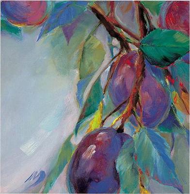 Plums- Signed By The Artist								 – Canvas Giclee
								 – Limited Edition
								 – 195 S/N
								 – 
								10 x 10