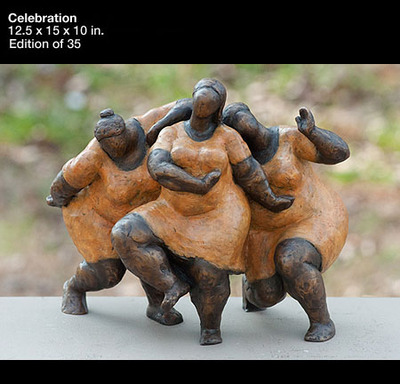 Celebration- Signed By The Artist								 – Sculpture Bronze
								 – 3-Dimensional
								 – 35 Limited
								 – 
								10″ High