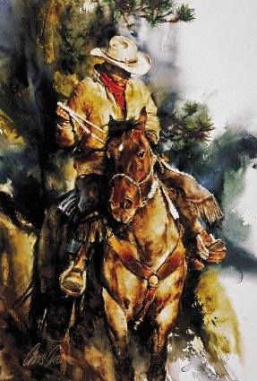 A Cowboy’s Morning- Signed By The Artist								 – Canvas Lithograph
								 – Limited Edition
								 – 25 A/P
								 – 
								29 x 19								
								 –